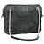 Borsa a Spalla in Tela CHANEL Catena Nera Argento CC Auth bs33649 Nero