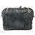 Borsa a Spalla in Tela CHANEL Catena Nera Argento CC Auth bs33649 Nero - vista 3
