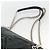 Borsa a Spalla in Tela CHANEL Catena Nera Argento CC Auth bs33649 Nero - vista 8