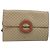 Céline Borsa con logo circolare in tela Macadam CELINE in pelle PVC beige e oro Auth ki6527 D'oro - vista 2