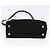 Borsa a mano Gancini in suede Salvatore Ferragamo 2 in 1 Nero Oro Auth 173432 - vista 11