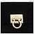 Borsa a mano Gancini in suede Salvatore Ferragamo 2 in 1 Nero Oro Auth 173432 - vista 16