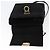 Borsa a mano Gancini in suede Salvatore Ferragamo 2 in 1 Nero Oro Auth 173432 - vista 17