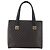 Céline Borsa a mano in tela Macadam CELINE in pelle PVC nera e oro Auth LNZ528 Nero D'oro - vista 2