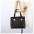 Céline Borsa a mano in tela Macadam CELINE in pelle PVC nera e oro Auth LNZ528 Nero D'oro - vista 22