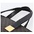 Céline Borsa a mano in tela Macadam CELINE in pelle PVC nera e oro Auth LNZ528 Nero D'oro - vista 8