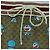 Gucci FALDA DORAEMON MICRO GG DORAEMON DE ALGODÓN MARRÓN AUTÉNTICA 166962SM Castaño - vista 3