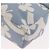 CHANEL Ketten-Schultertasche Canvas Hellblau gold CC Auth 173315SAV Golden - Ansicht 13