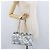 CHANEL Ketten-Schultertasche Canvas Hellblau gold CC Auth 173315SAV Golden - Ansicht 28