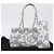 CHANEL Ketten-Schultertasche Canvas Hellblau gold CC Auth 173315SAV Golden - Ansicht 29