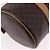 Céline Bolso de mano de lona Macadam CELINE en cuero PVC marrón dorado Auth 171455V Castaño - vista 10