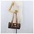 Céline Bolso de mano de lona Macadam CELINE en cuero PVC marrón dorado Auth 171455V Castaño - vista 28