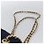 Borsa a Spalla con Catena Prada in Nylon Blu Navy e Oro Auth bs33521 D'oro - vista 8