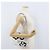 CHANEL Matelassé 25 Borsa a Spalla con Catena Mouton Bianco Argento CC Auth 172561SM - vista 27