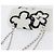 CHANEL Matelassé 25 Borsa a Spalla con Catena Mouton Bianco Argento CC Auth 172561SM - vista 6