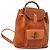 Bamboo Zaino in Bambù GUCCI Camoscio Marrone Oro 003 1956 0030 Auth bs33281 D'oro