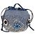 Borsa LOEWE Basket Blow Fish in rafia azzurro chiaro Auth 166244SM Blu chiaro - vista 13
