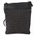 Bulgari Borsa a Spalla BVLGARI Logo Mania Canvas Nero Argento Auth 173542 - vista 3