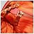 PRADA Borsa a Spalla Trapuntata con Catena Nylon Arancione Oro Auth BA11028 D'oro - vista 21