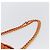 PRADA Borsa a Spalla Trapuntata con Catena Nylon Arancione Oro Auth BA11028 D'oro - vista 8