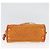 PRADA Borsa a Spalla Trapuntata con Catena Nylon Arancione Oro Auth BA11028 D'oro - vista 9