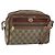 Borsa Sherry Line GG Supreme Web di GUCCI in PVC beige e oro 001 44 6655 Auth ARZ340 D'oro