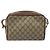 Borsa Sherry Line GG Supreme Web di GUCCI in PVC beige e oro 001 44 6655 Auth ARZ340 D'oro - vista 3