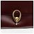 Céline Borsa a Spalla in Pelle Rossa e Oro Auth fm5174 Rosso D'oro - vista 14