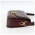 Céline Borsa a Spalla in Pelle Rossa e Oro Auth fm5174 Rosso D'oro - vista 5