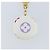 LOUIS VUITTON Monogram Multicolor Astropill Charm Weiß M51911 LV Auth 173421V - Ansicht 7