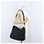 Borsa a mano in nylon Gucci Bamboo 2 vie nera argento 001 1998 1577 Auth ep13375 Nero - vista 24