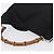 Borsa a mano in nylon Gucci Bamboo 2 vie nera argento 001 1998 1577 Auth ep13375 Nero - vista 7