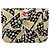 CHANEL Mini Matelassé 12 Sac à Épaule Chaîne Satin Beige Or CC Auth LNZ407M Doré - vue 2