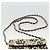 CHANEL Mini Matelassé 12 Sac à Épaule Chaîne Satin Beige Or CC Auth LNZ407M Doré - vue 8
