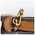 Céline Borsa a mano in tela Macadam CELINE in pelle PVC 2 in 1 marrone oro Auth ARZ225 - vista 16