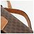 Céline Borsa a mano in tela Macadam CELINE in pelle PVC 2 in 1 marrone oro Auth ARZ225 - vista 8