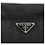 Borsa a Spalla PRADA in Nylon Pelle Nera Argento Autentica 172902 Nero - vista 14