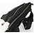 Borsa a Spalla PRADA in Nylon Pelle Nera Argento Autentica 172902 Nero - vista 6