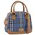 Borsa Burberrys Nova Check in pelle PVC 2 in 1 blu oro Auth 172484 D'oro