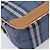 Borsa Burberrys Nova Check in pelle PVC 2 in 1 blu oro Auth 172484 D'oro - vista 13