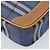 Borsa Burberrys Nova Check in pelle PVC 2 in 1 blu oro Auth 172484 D'oro - vista 15