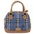 Borsa Burberrys Nova Check in pelle PVC 2 in 1 blu oro Auth 172484 D'oro - vista 2