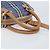 Borsa Burberrys Nova Check in pelle PVC 2 in 1 blu oro Auth 172484 D'oro - vista 7