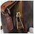 Céline Borsa a mano in tela Macadam CELINE in pelle PVC 2 in 1 marrone oro Auth ki6521 D'oro - vista 16