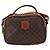 Céline Borsa a mano in tela Macadam CELINE in pelle PVC 2 in 1 marrone oro Auth ki6521 D'oro - vista 2