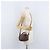 Céline Borsa a mano in tela Macadam CELINE in pelle PVC 2 in 1 marrone oro Auth ki6521 D'oro - vista 22