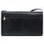 Gucci Borsa a Spalla in Pelle Nera e Oro Auth ka2682 Nero D'oro - vista 3