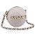 CHANEL Charm per Borsa Matelassé Pelle di Pecora Rosa Oro CC Auth 166255SM D'oro