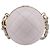 CHANEL Charm per Borsa Matelassé Pelle di Pecora Rosa Oro CC Auth 166255SM D'oro - vista 3