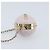 CHANEL Charm per Borsa Matelassé Pelle di Pecora Rosa Oro CC Auth 166255SM D'oro - vista 4